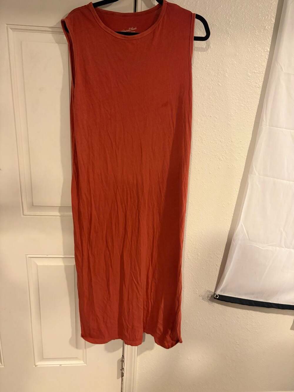 Universal Thread Women's Rust Orange Sleeveless Maxi Dress Size L